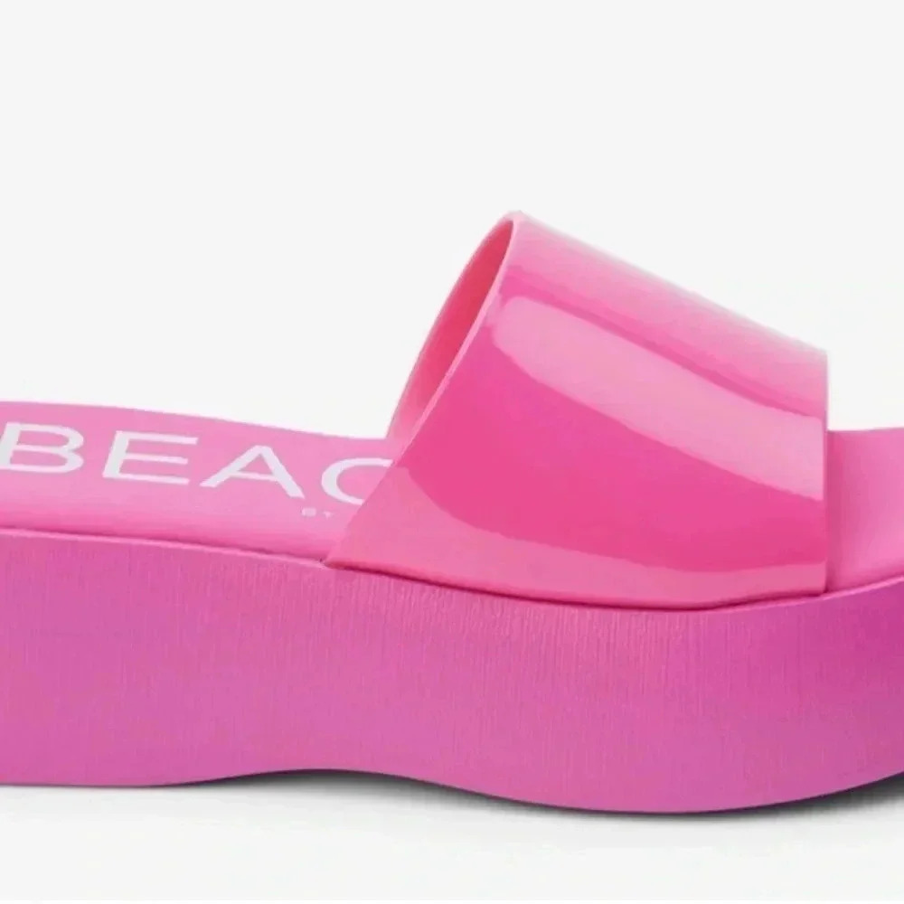 Beach by Matisse Pink Solar Platform Sandal NWT - Picture 5 of 7